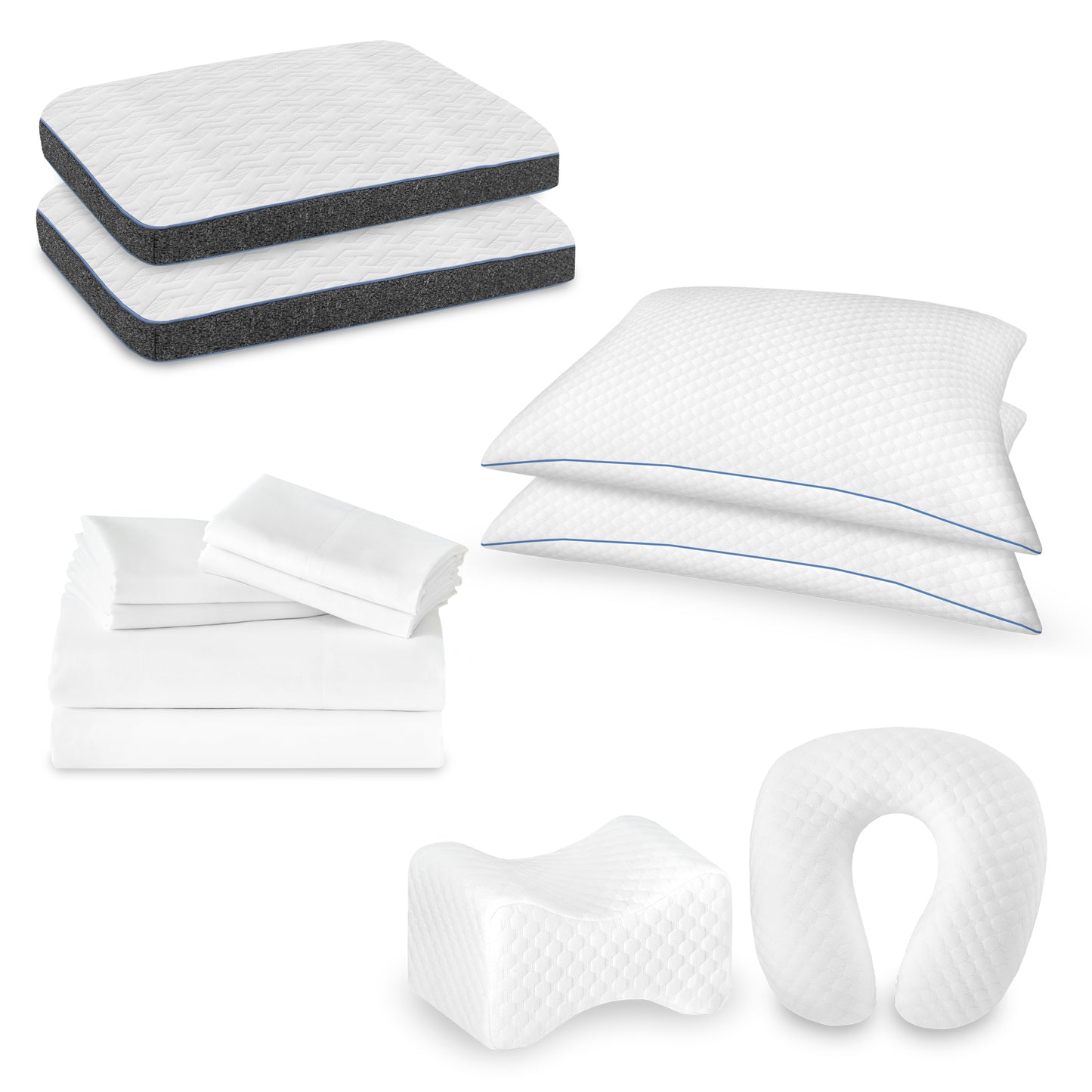 12-Piece Premium Comfort Bedding Pack, Cal King Size