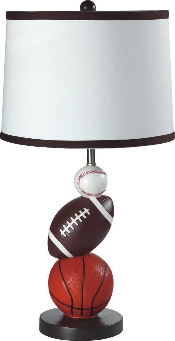 24.5'H MULTI-SPORT TABLE LAMP (1PC/CTN) (1.56/2.50)