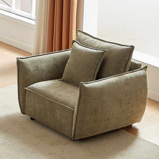 MH 44' Minimalist Sofa, Living Room upholstered armchair bedroom, Modern Living Room Sofa for Office Room, Living Room